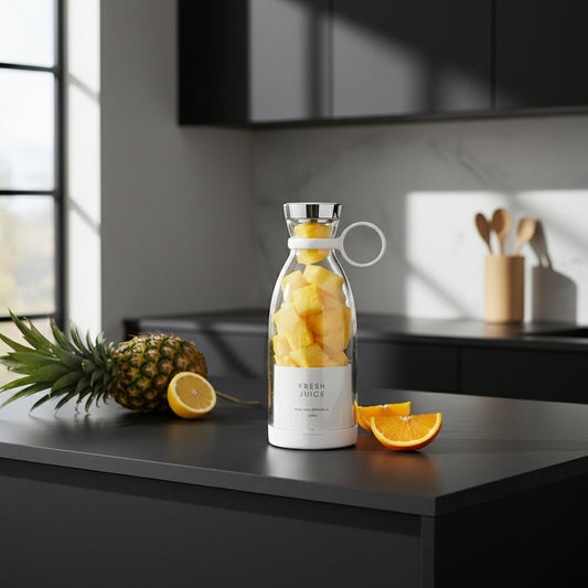 Portable Fruit Blender Wireless Mini Fruit Blender Juicer-the-Go!