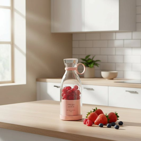 Portable Fruit Blender Wireless Mini Fruit Blender Juicer-the-Go!